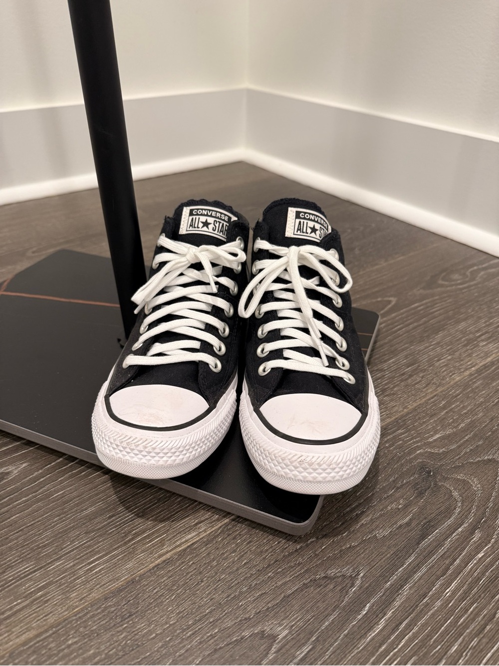 Converse Black and White Low-Top Sneakers